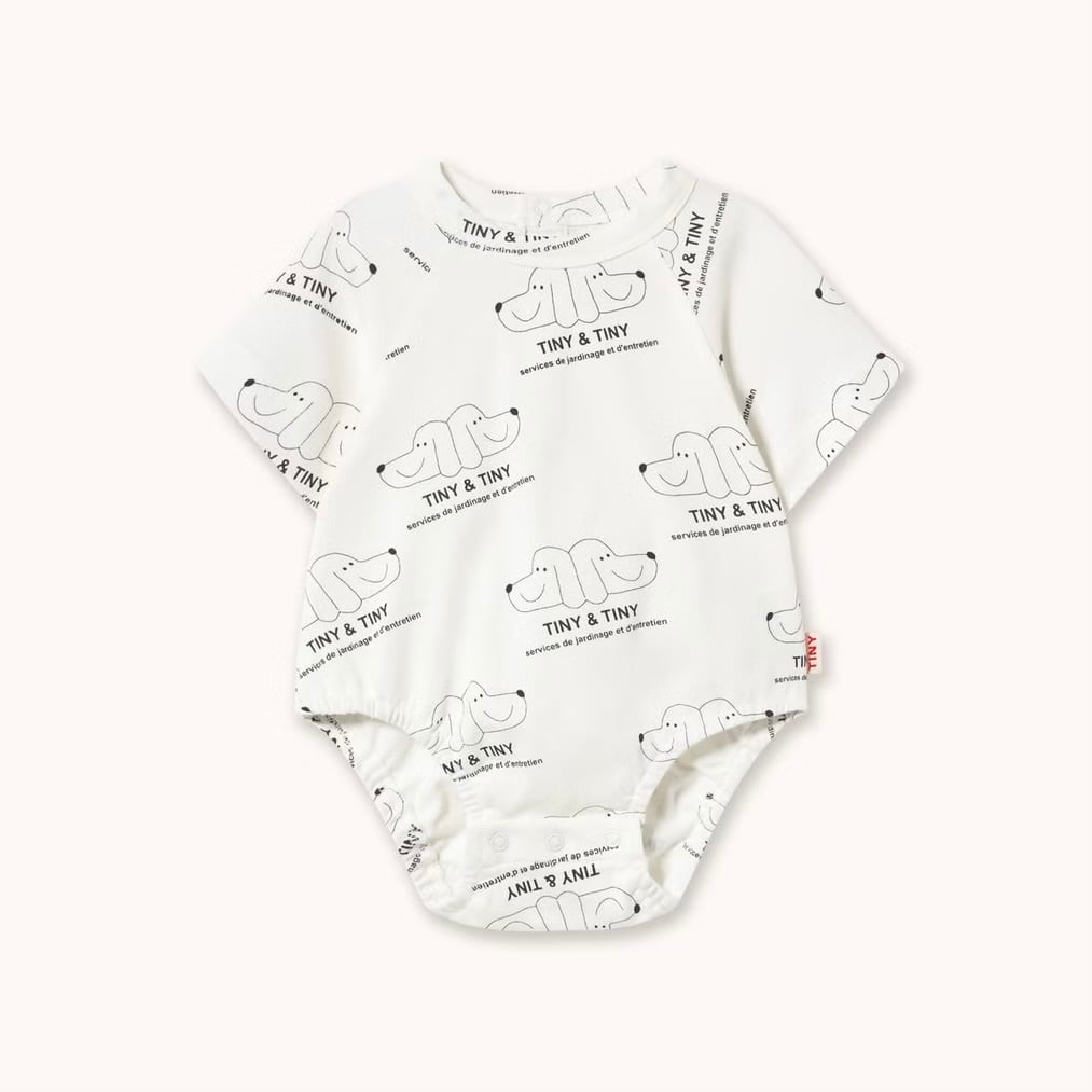 TINYCOTTONS / POODLE GRAPHIC BODY - off white | monchou
