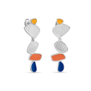 THALUS EARRINGS SILVER-PLATED