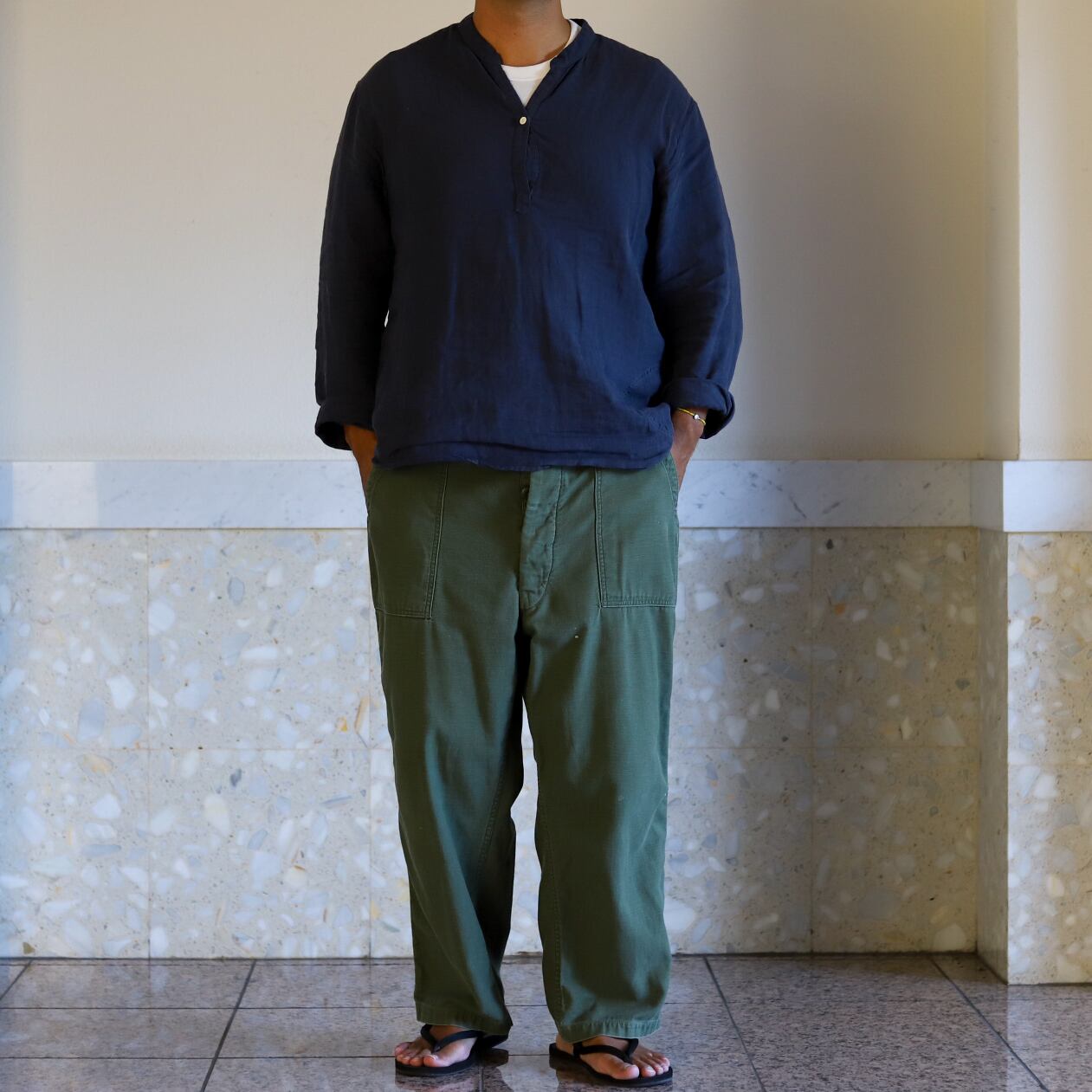 新品】GROWN IN THE SUN MINTENS限定品 special dust linen