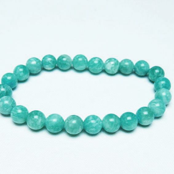 アマゾナイト ブレスレット 8mm 一点物 メール便可 [M便 1/10] 111-47721