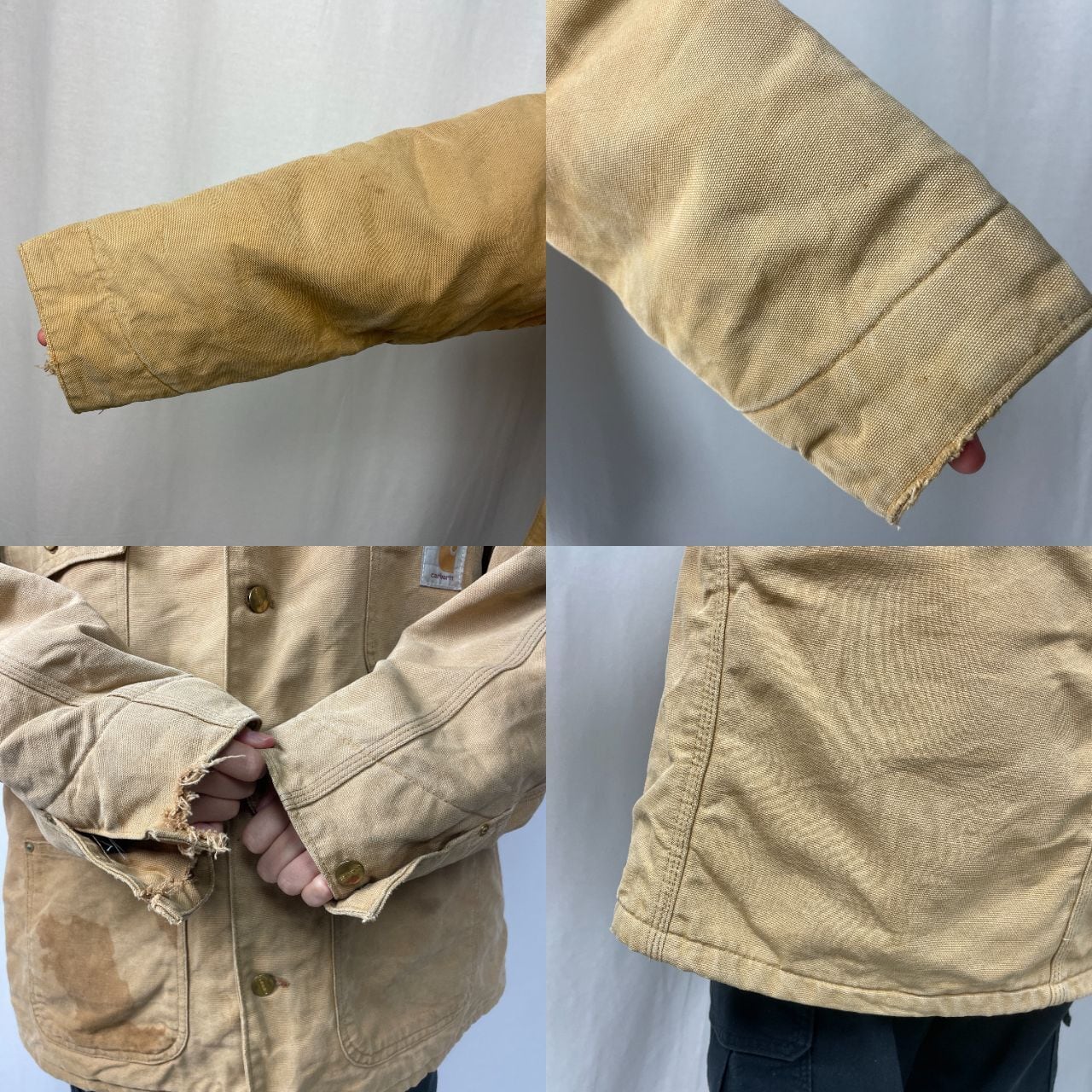 90年代 Carhartt カーハート ダック地 ミシガンチョアコート メンズL 