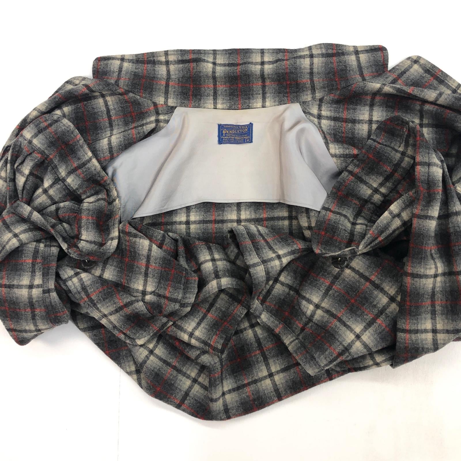 PENDLETON ペンドルトン 50-60年代 USA製 オンブレチェック ウール