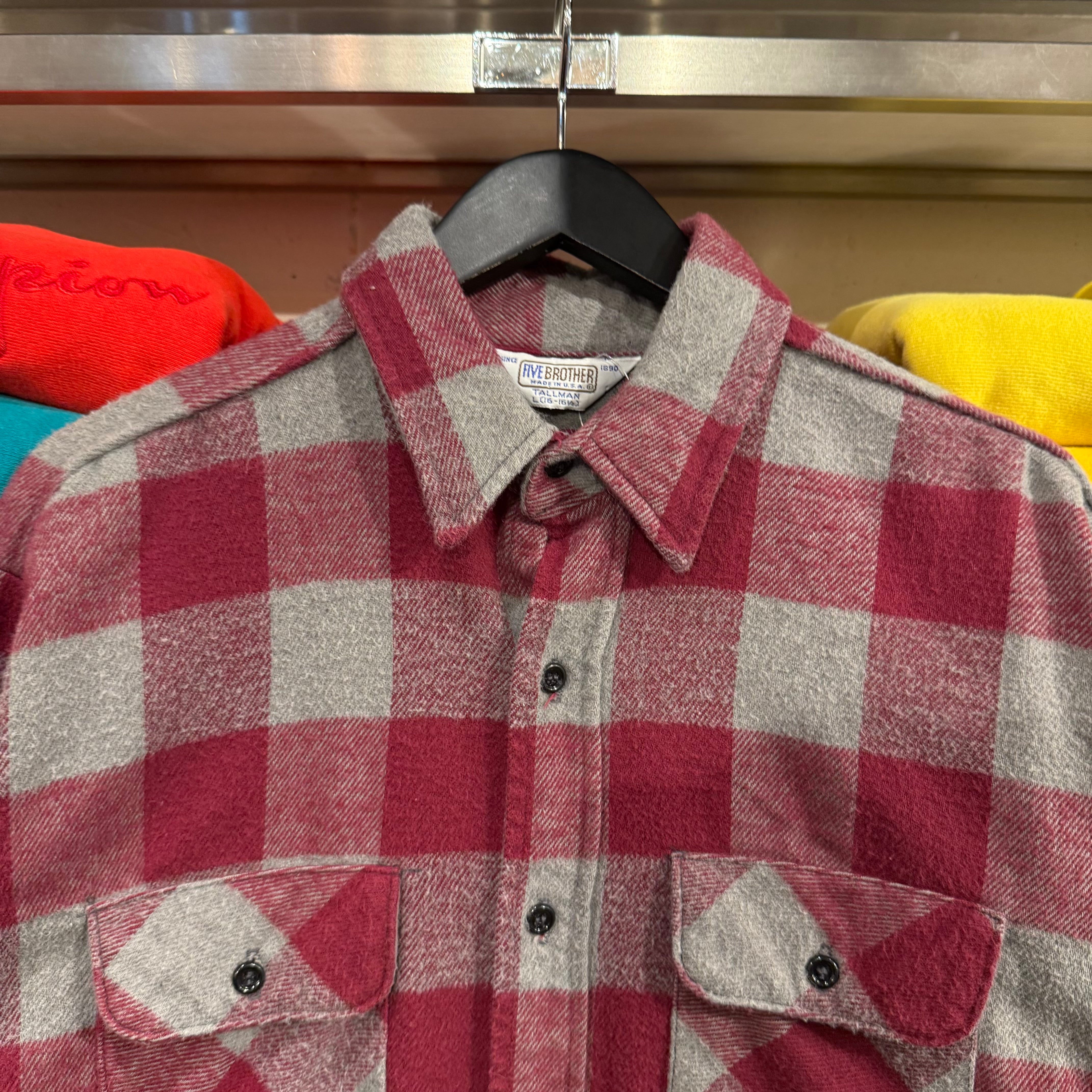 80S FIVE BROTHER FLANNEL SHIRT | BerBerJin / & BerBerJin