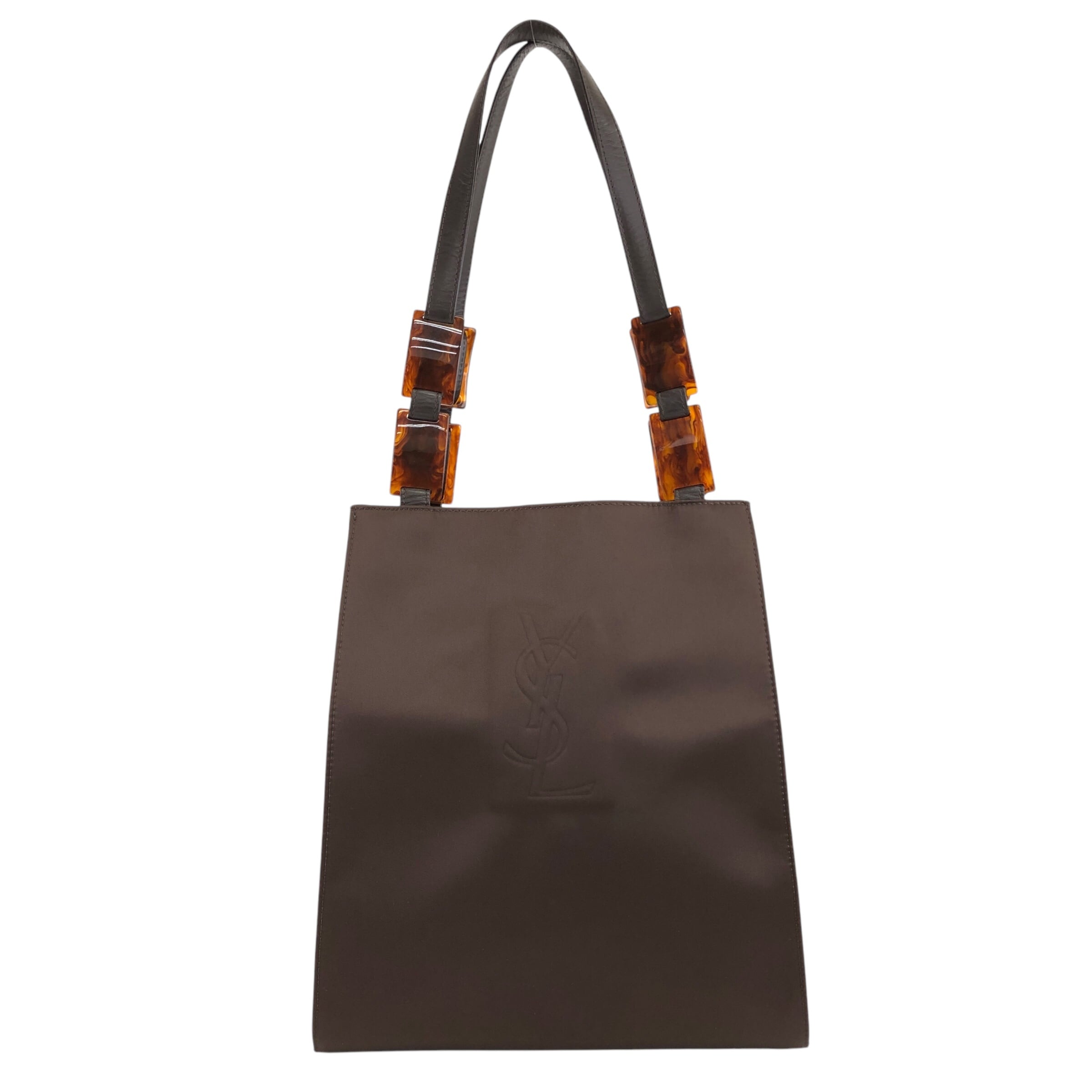 Yves Saint Laurent イヴ・サンローラン ハンドバッグ ブラウン YSL