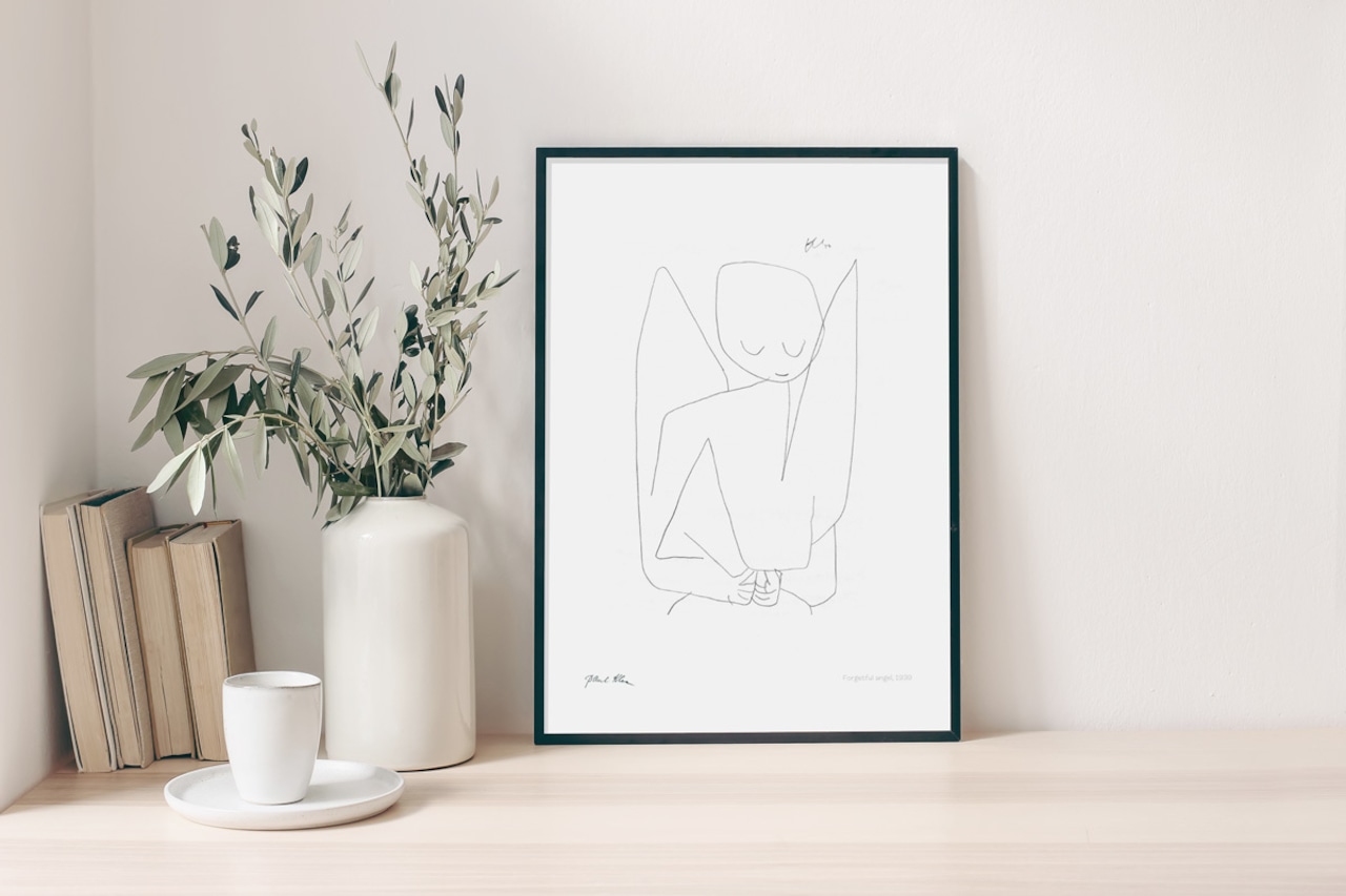 パウル・クレー Forgetful angel(忘れっぽい天使)天使連作 アートポスター 名画 絵画 特大 アートパネル AP265 - 2