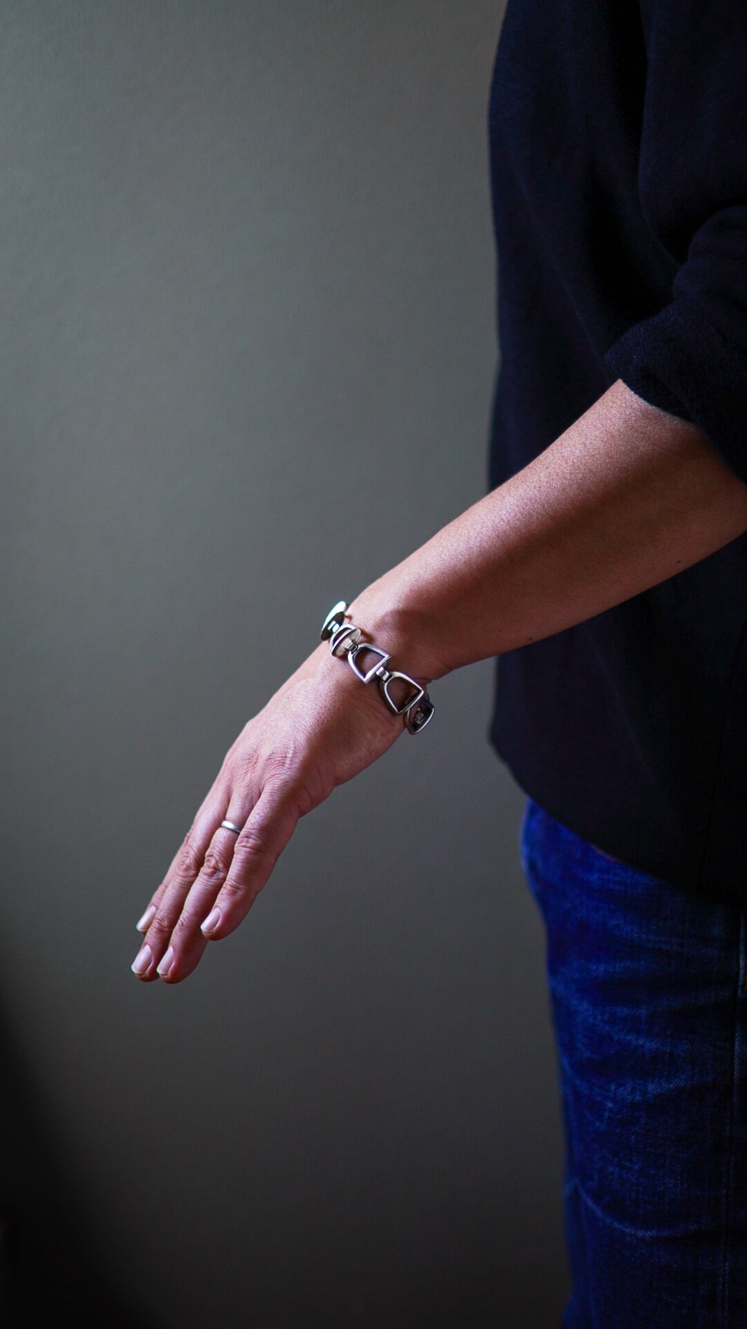 GUCCI ブレスレット vintage silver925 VINTAGE】GUCCI グッチ スティラップ ブレスレット 《シルバー925