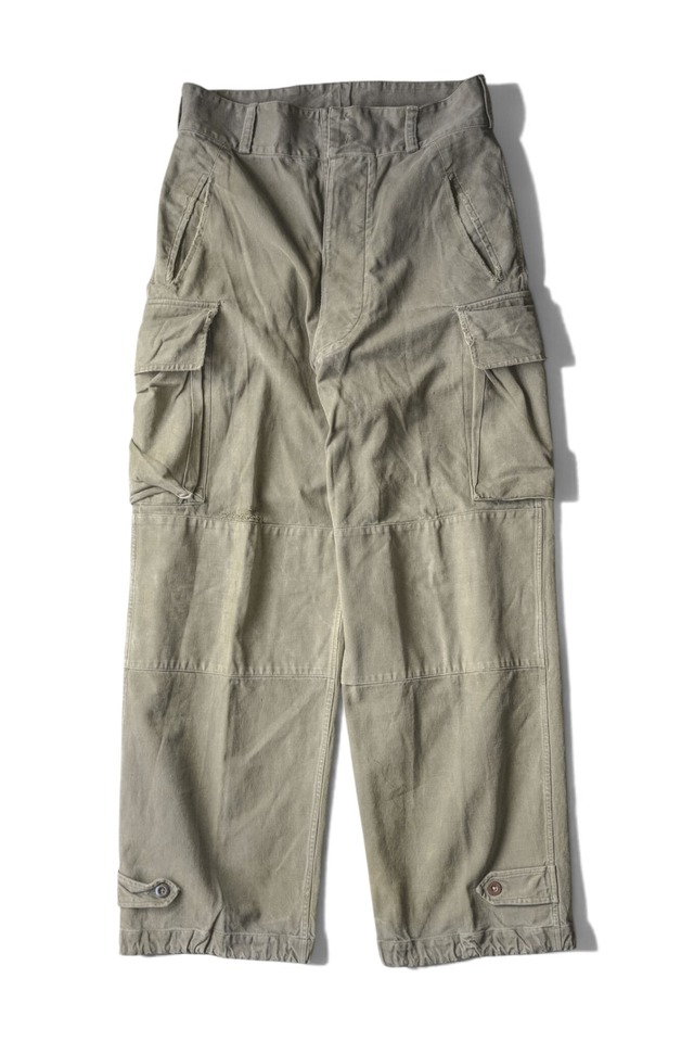50's "French Army" M-47 Cotton Twill Cargo Trousers — Early Model