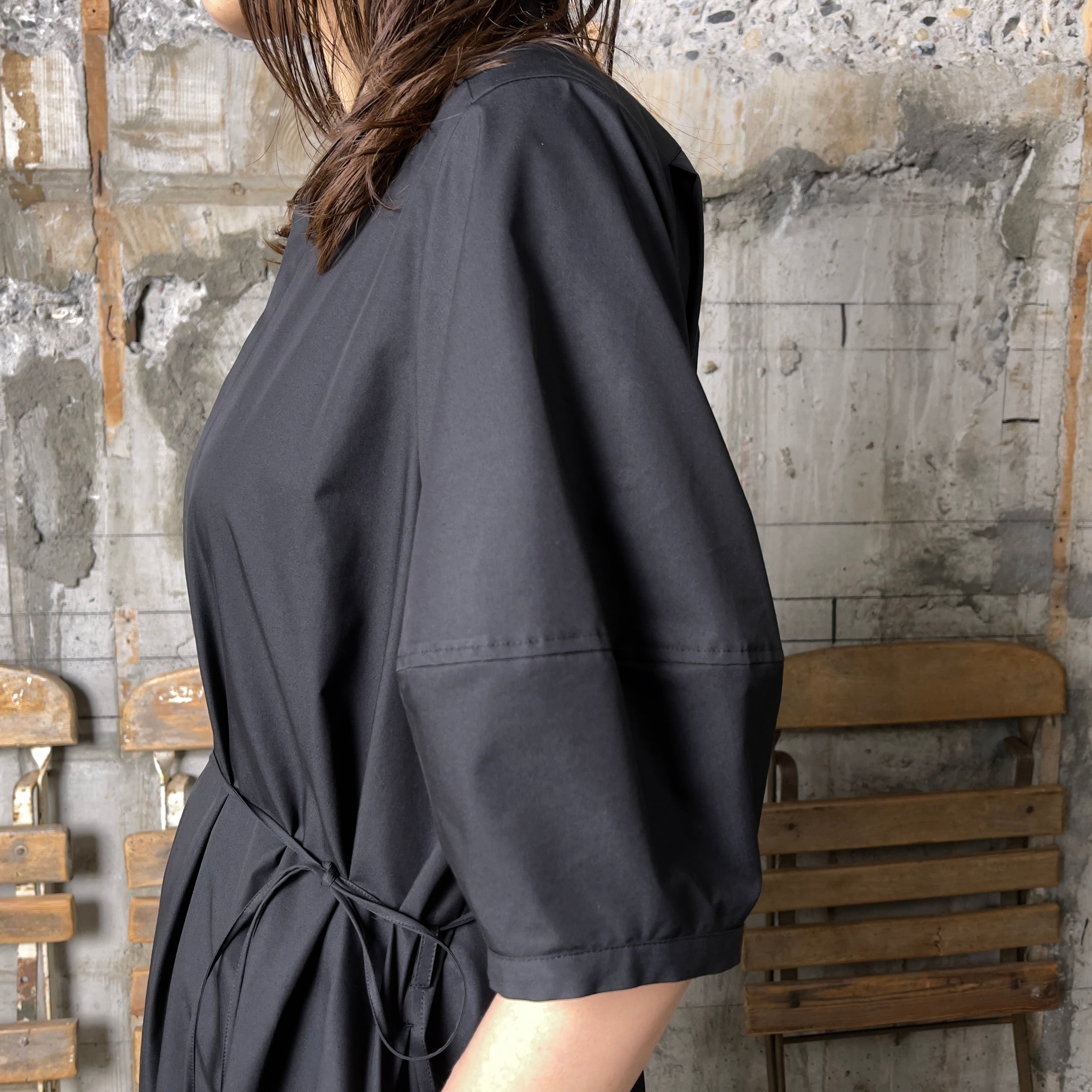 HYKE【ハイク】T/C BALLOON SLEEVE DRESS (16207) | glamour online HYKE【ハイク】T/C BALLOON SLEEVE DRESS (16207) | glamour online