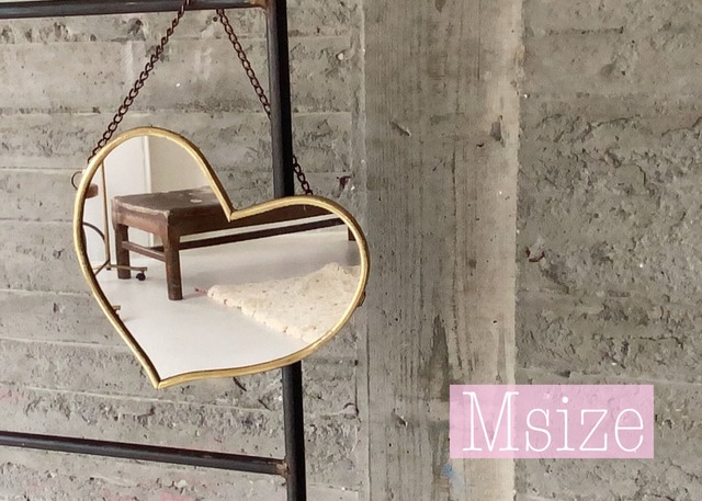 ぷっくりハートミラーsizeM