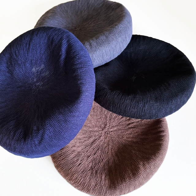 ISLAND KNIT WORKS  アイランドニットワークス  BIG BERET  綿ベレー帽　　メンズレディース兼用