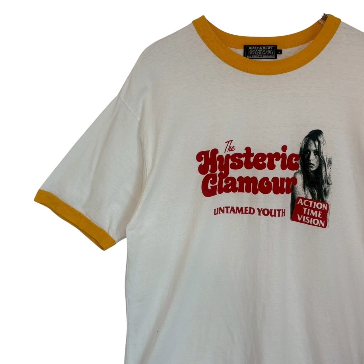 HYSTERIC GLAMOURプリント入り ニットトレーナー Hysteric Glamour