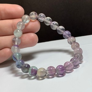A93.グラデーション風☆フローライト ブレスレット