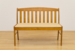 【離島発送不可】【日付指定・時間指定不可】コローナ　ダイニングベンチチェア102  （背有）  DBR/LBR