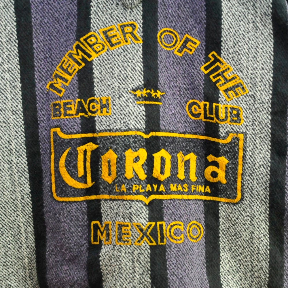 made in mexico CORONA BEACH CLUB Mexican hoodie{メキシコ製 コロナ