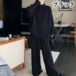 ニット トップス & パンツ セット M 3col 250474