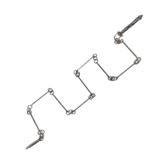 九節棍 鉄製 武具レプリカ 太極拳演武用