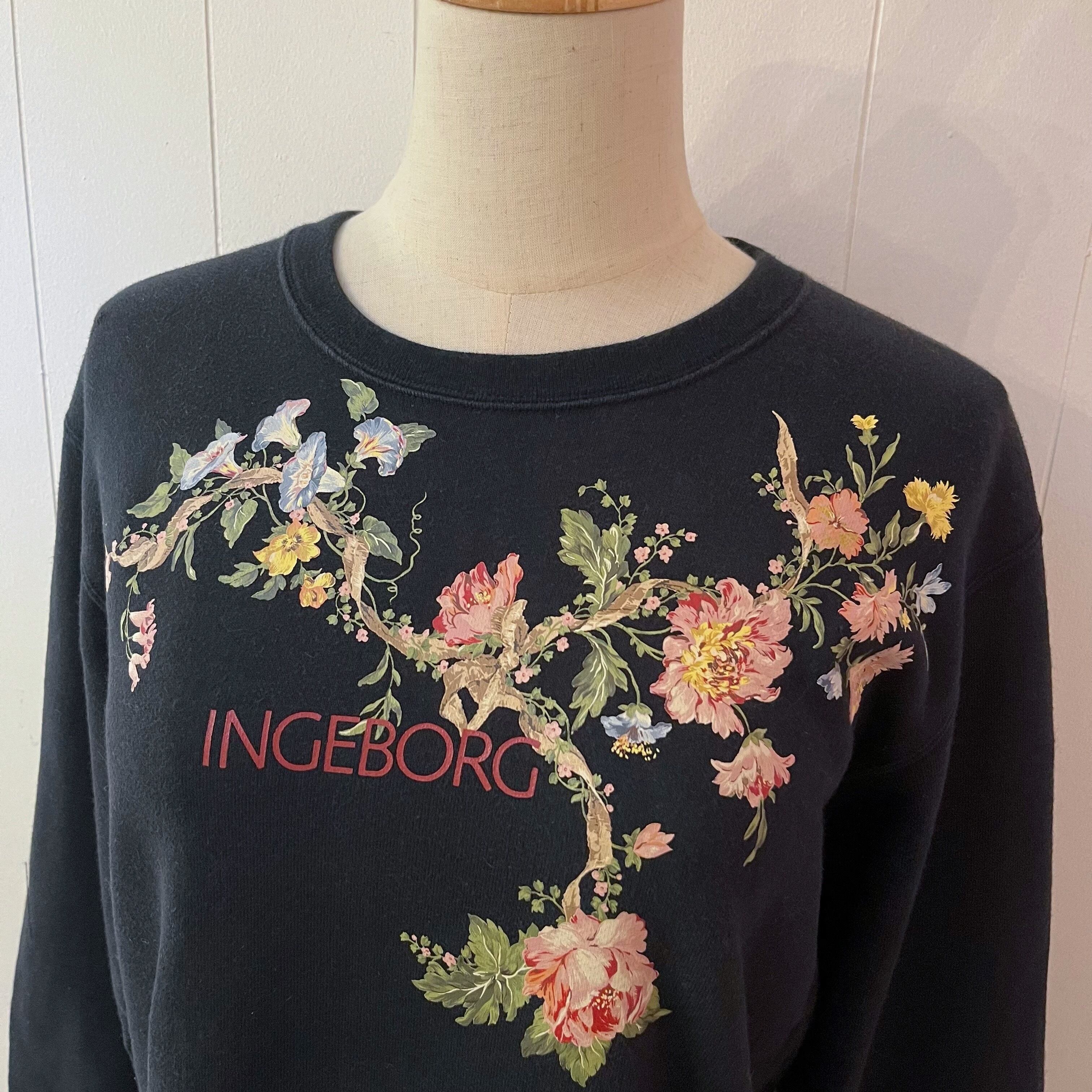 INGEBORG / flower printed sweat
