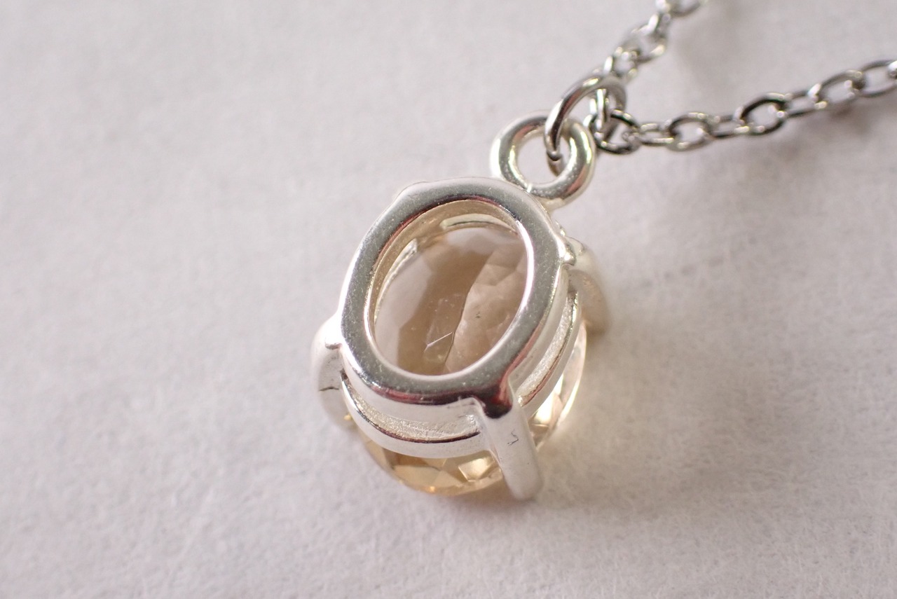 シトリンネックレス　2.08ct　[C7‐302]