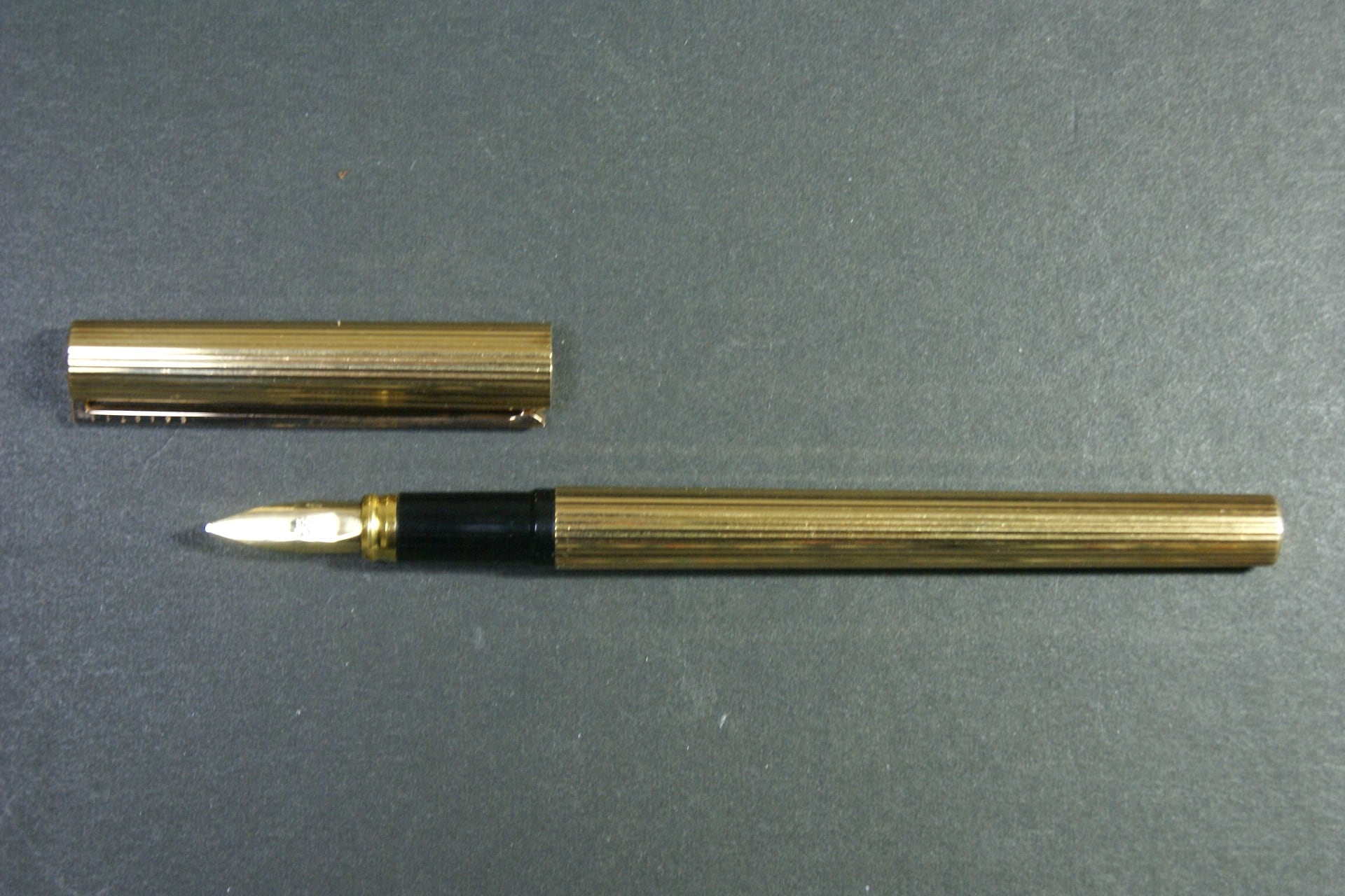 80s S.T.デュポン ライン ゴールドプレート S.T.Dupont （中字） 18ct