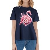 Women's Cotton Front & Back Printing T Shirt FL 4809