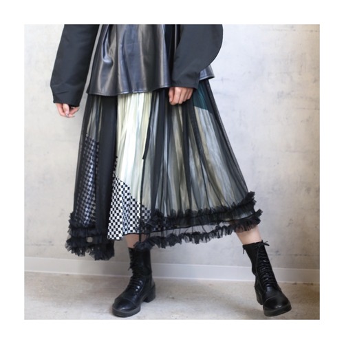 select 42001：pleats skirt