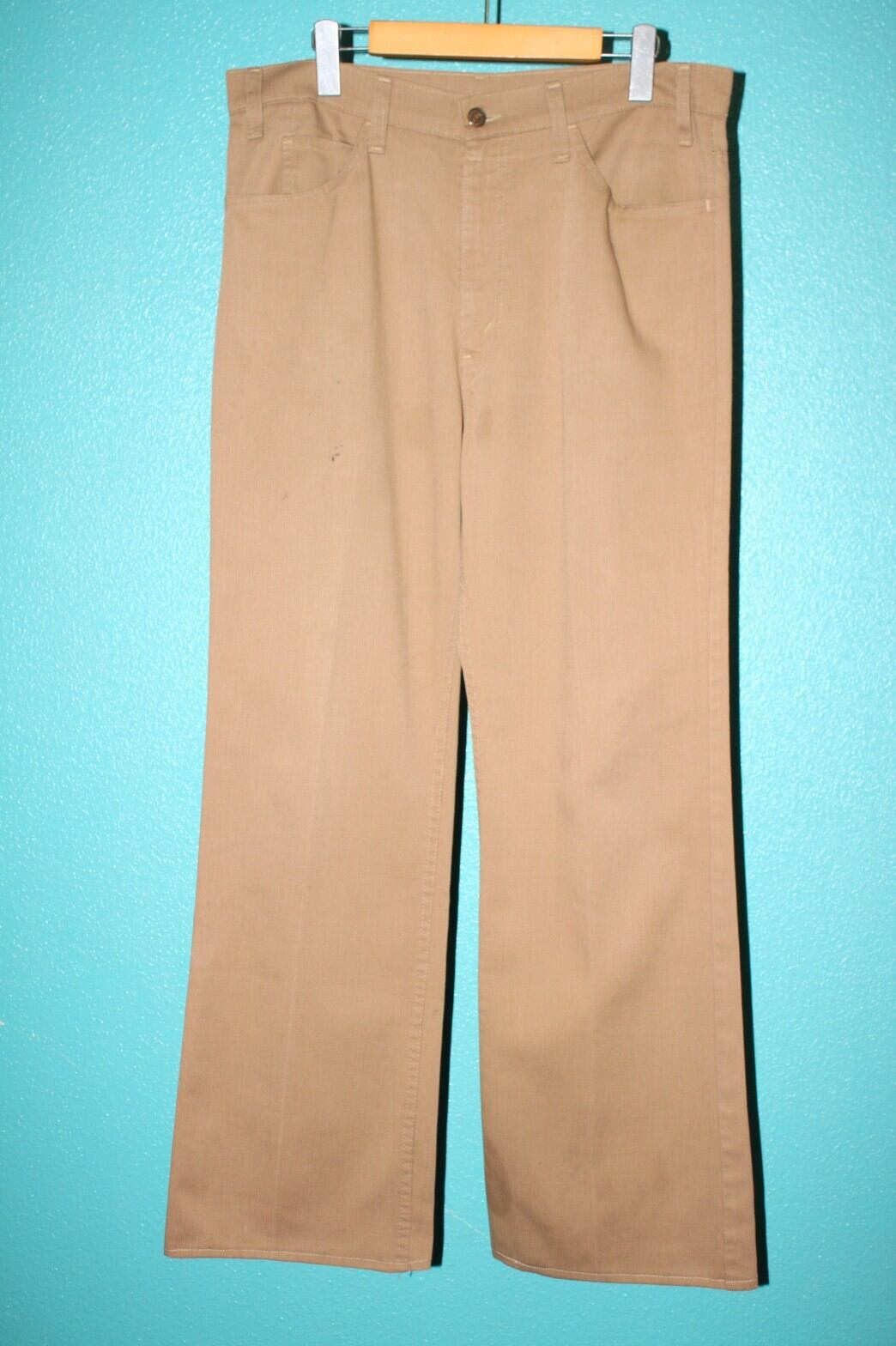 70s (1974) Levis STA-PREST 517 "Pique Material" BIG E