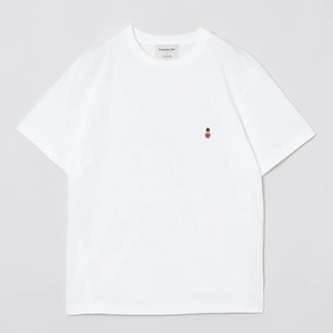 Buckingham Bear 5.6oz Crew Neck One Point T-shirts　White