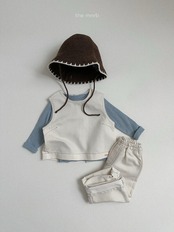 韓国子供服 / minirobe / 26Autumn / ノンペイドデニムベスト / 秋服 *S~XL*