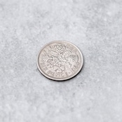 イギリス 6ペンス コインリング|UNITED KINGDOM 6PENCE COINRING