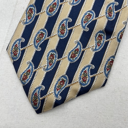 CLUBFELLOW TIE VINTAGE necktie ネクタイ ストライプ ペイズリーn-501