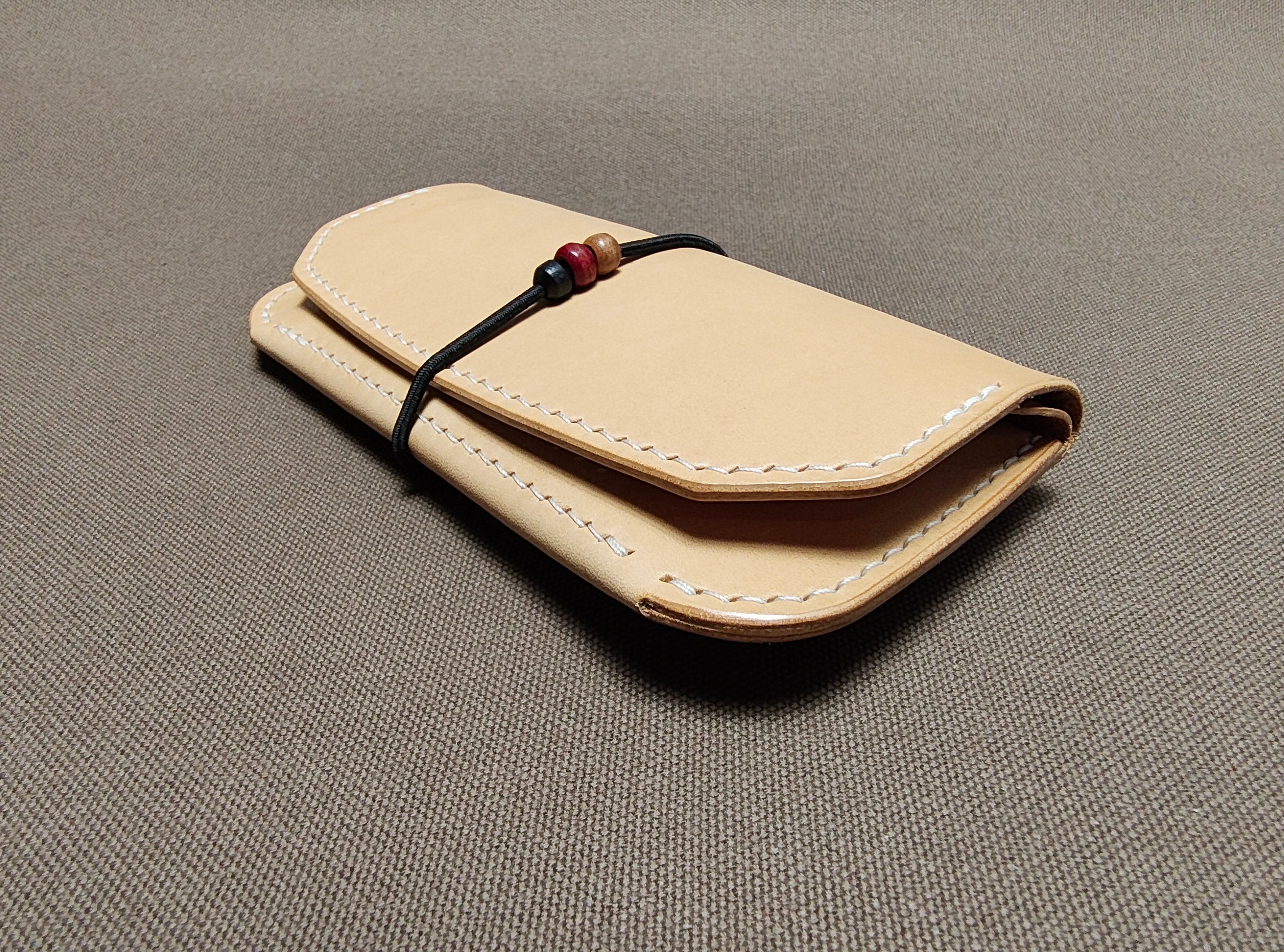 スリムシャグポーチ ナチュラル | mikawaya leather works