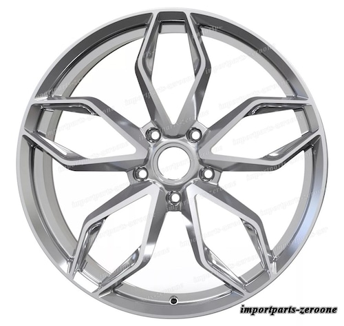 21インチ シルバー H スタイル ホイール 21x9 4 個セット -BRN-12458