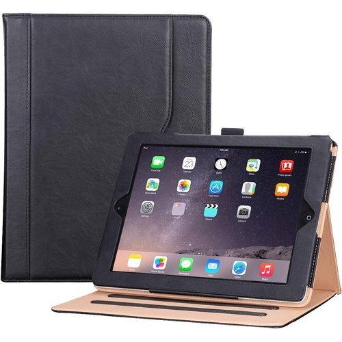 ProCase iPad 2 3 4 ケース 旧モデル スタンドフォリオカバーケース 適用機種： iPad 2/iPad 3/iPad 4－ブラック 103