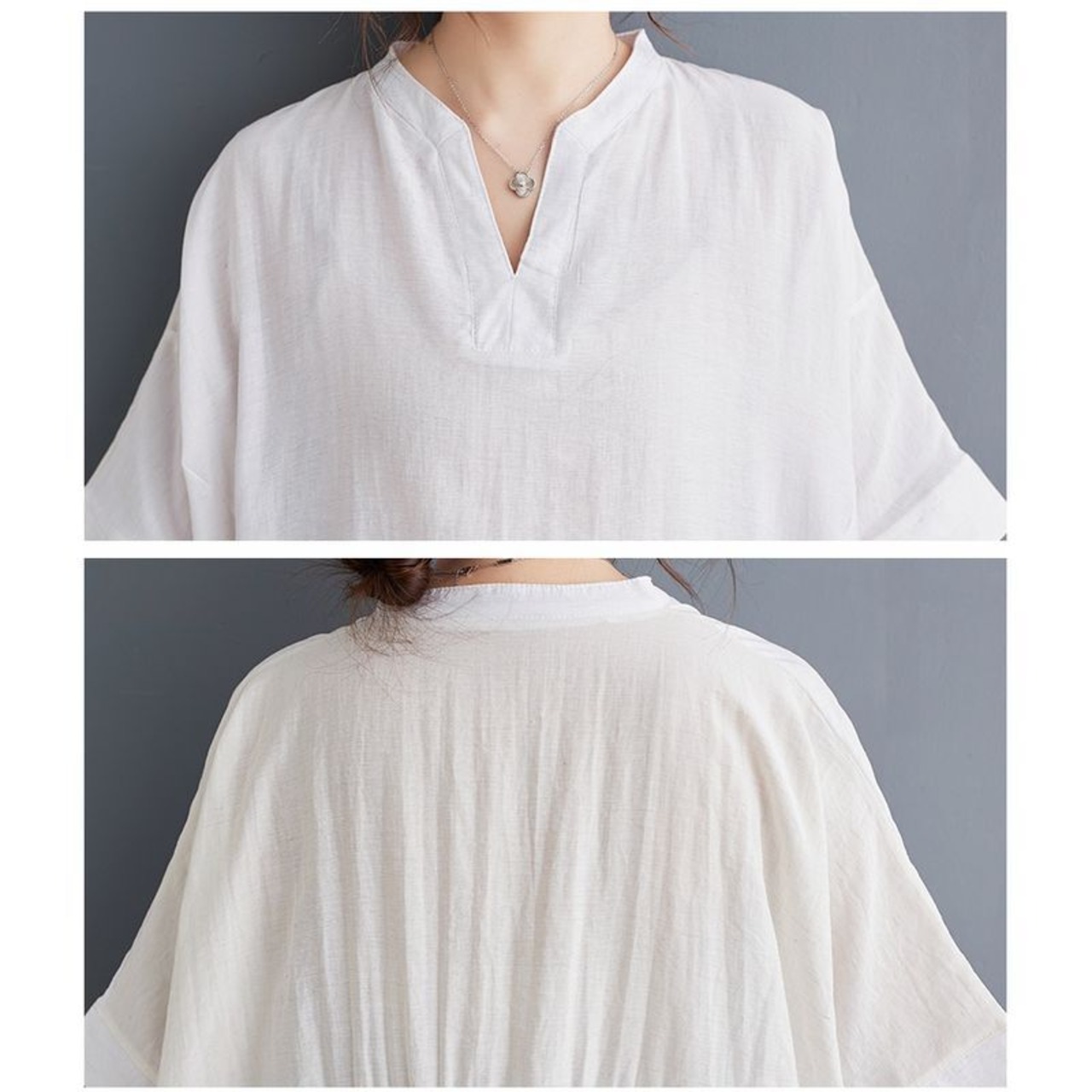 アシンメ チュニック ブラウス  30206