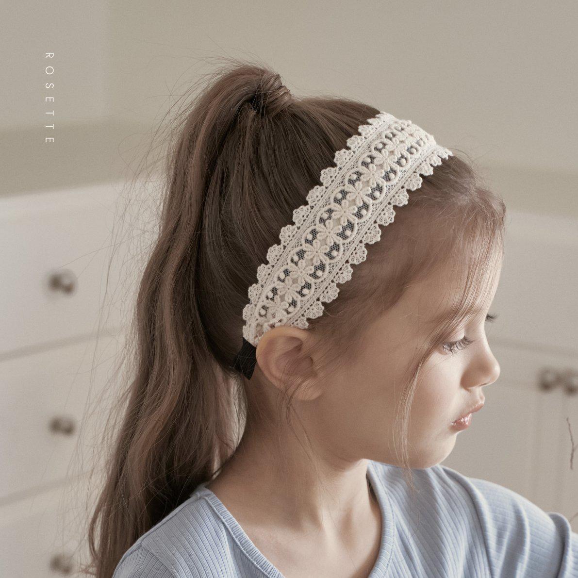 «sold out»«rosette» デイジーヘアーバンド