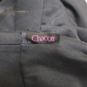 社交ダンス 衣装 Chacott チャコット ボトムス ズボン パンツ レッスンウェア ブラック系 日本製 シルバー系 黒 銀 ラメ リボン キラキラ シンプル かわいい おしゃれ 上品 レッスン 練習 練習着 透け感 チュール ストレッチ 伸縮性 編み上げリボン