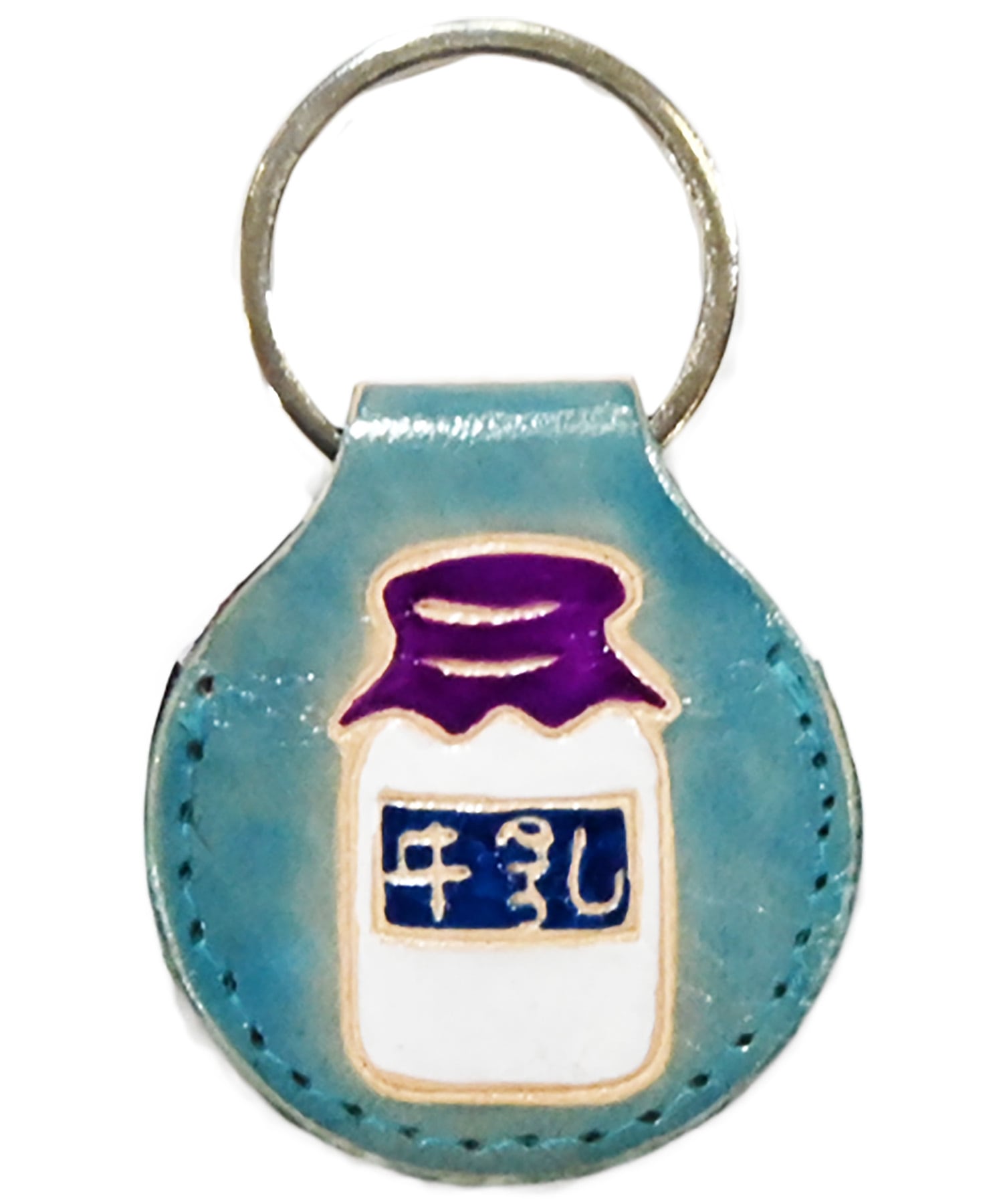 キーリング サウナ 牛乳瓶 PU (4573619382769) | AND PACKABLE