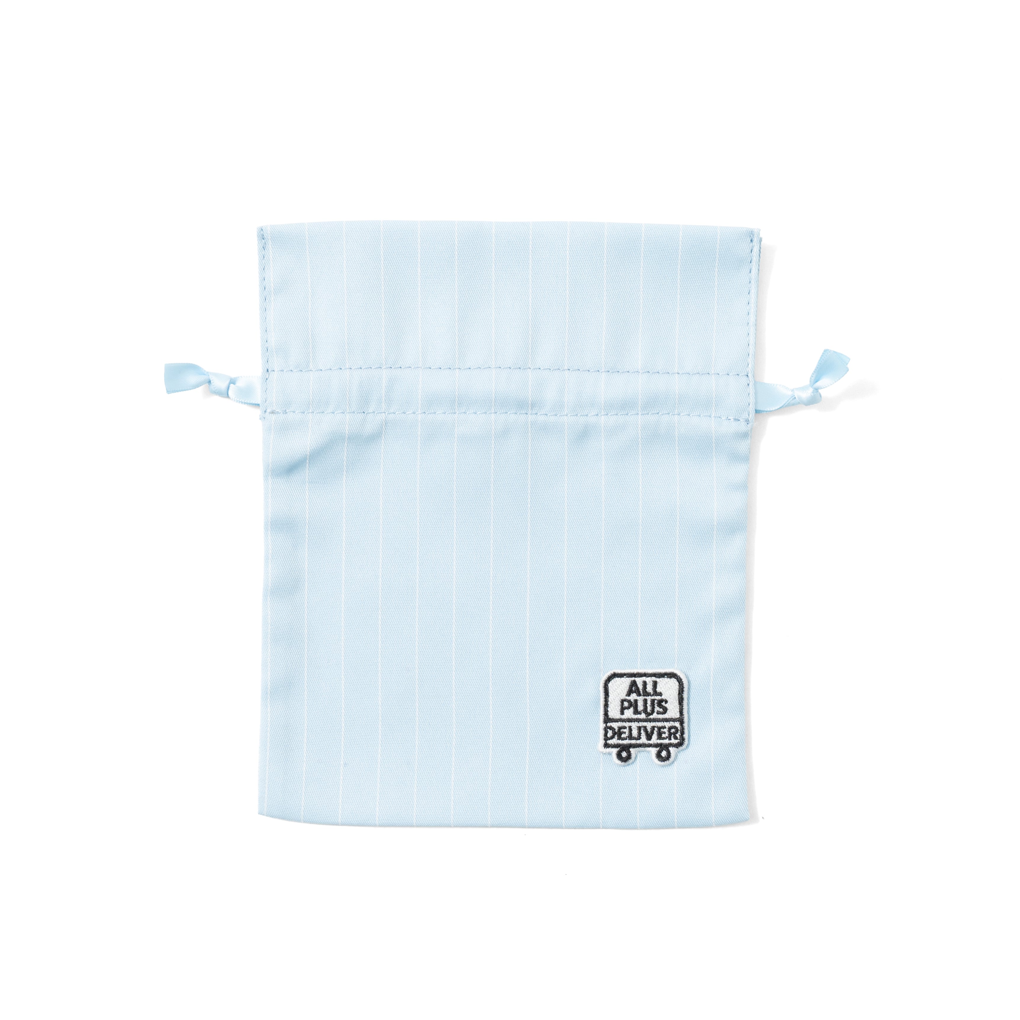 ALPSDR STRIPE LOGO PATCH POUCH / BLUE