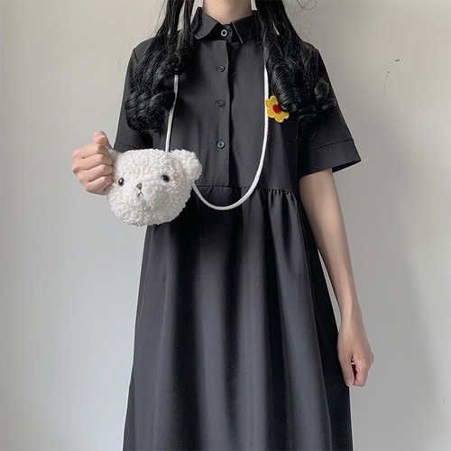 ✞ シャツブラウススカート スタンダード レトロ ✞ゴスロリ SM ミリ 甘ロリ クラロリ 和ロリ エレガント 黒ロリ 姫ロリ 華ロリ BB-BB2585815