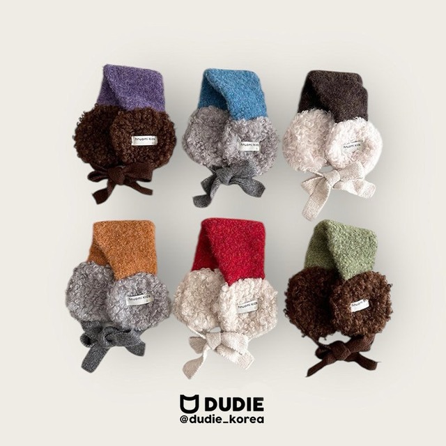 【取寄】dudie｜fluffy ear warmer｜ふわふわイヤーウォーマー｜FREE｜kids｜25 winter
