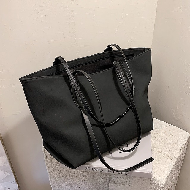 秋冬レトロレディースビッグバッグレディース2020新しい流行のファッションつや消し大容量ショルダーバッグネットレッドトートバッグ Tiancai_Wing_Bag90833353187