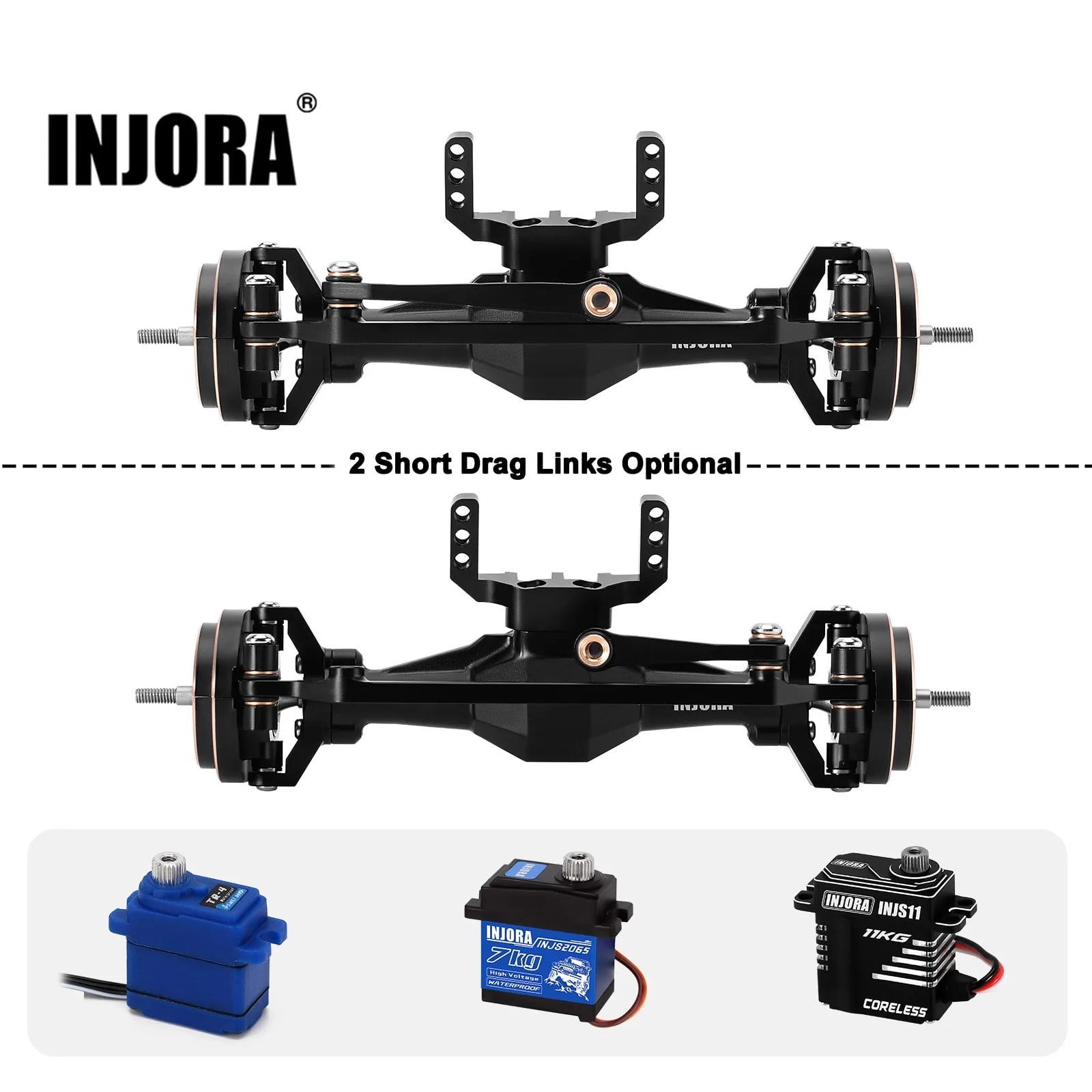 RC クローラー用 injora製フロント・リアアクスルセット RC クローラー用 injora製フロント・リアアクスルセット Amazon