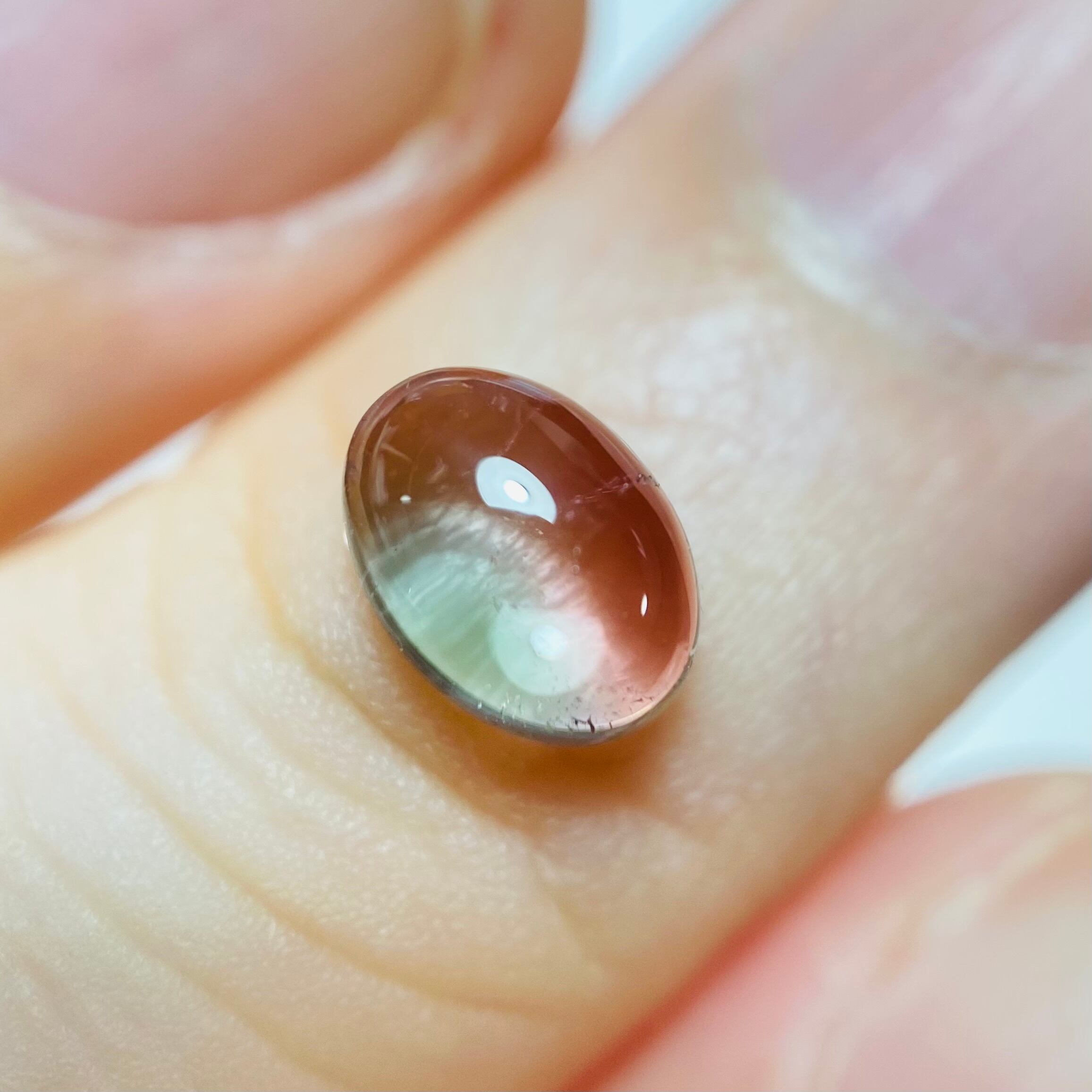 桃色バイカラートルマリン