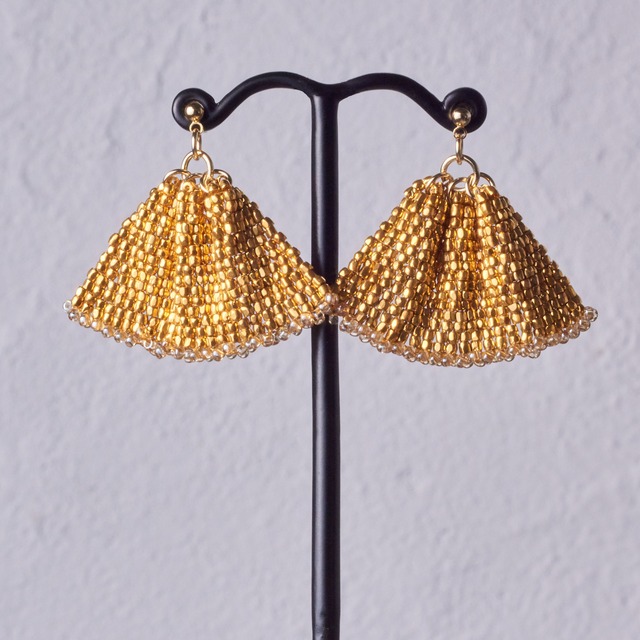 Frilly Earring ( 18 gold-plated )