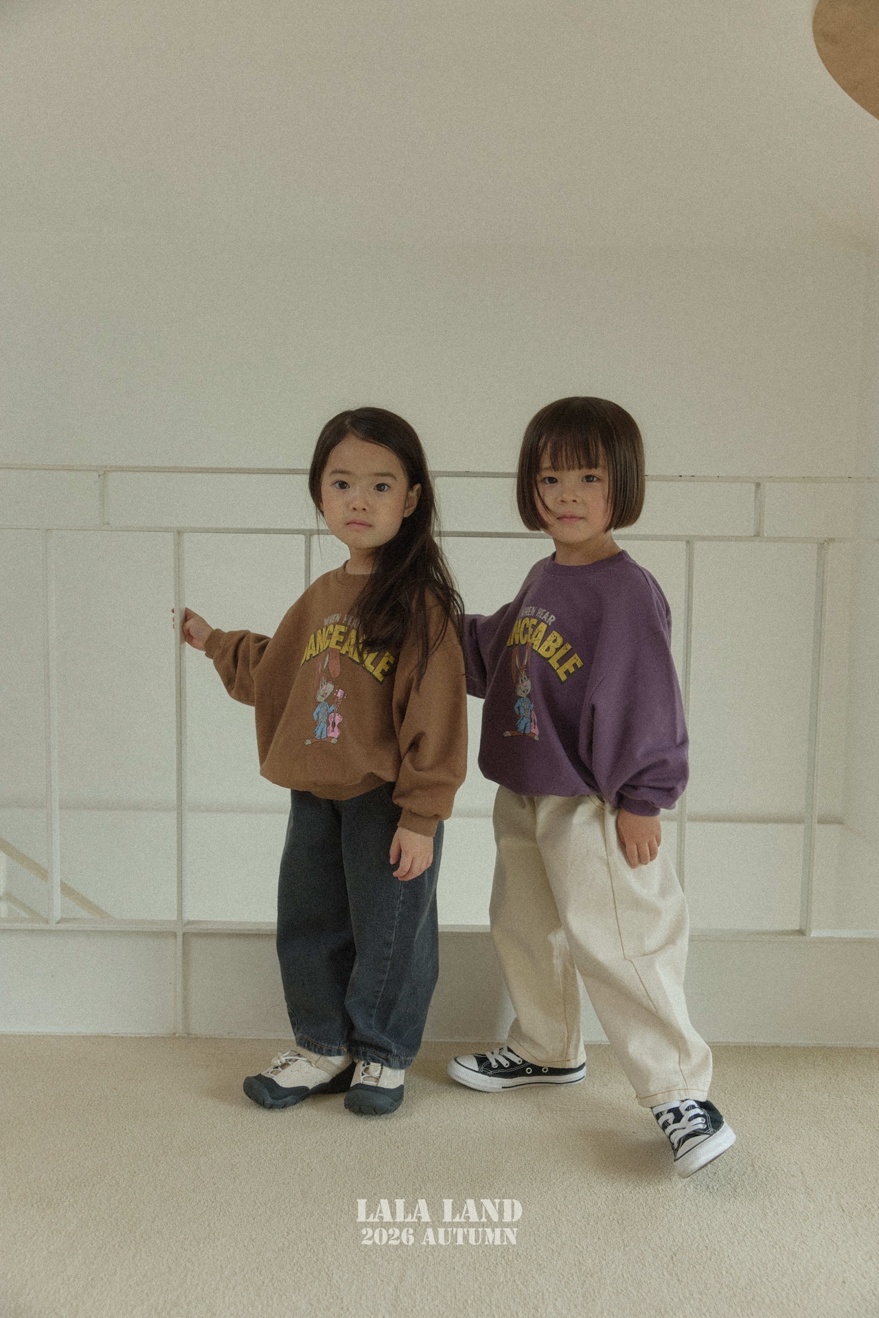 韓国子供服 / LALALAND / 26Autumn / ラビット スウェット / 秋服 / キッズ *XS~XL*