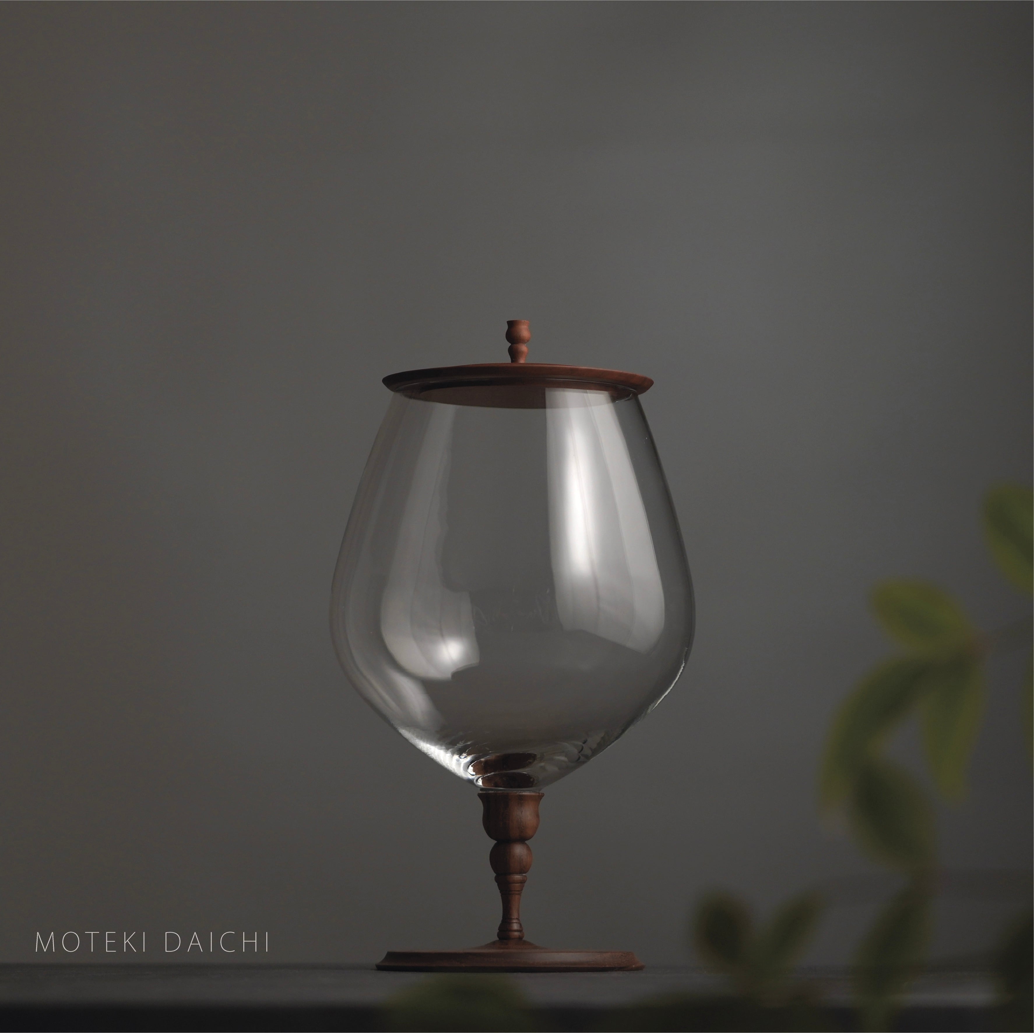 作家コラボ限定グラス】日本伝統技法「金泥絵」赤ワイングラス 750ml D