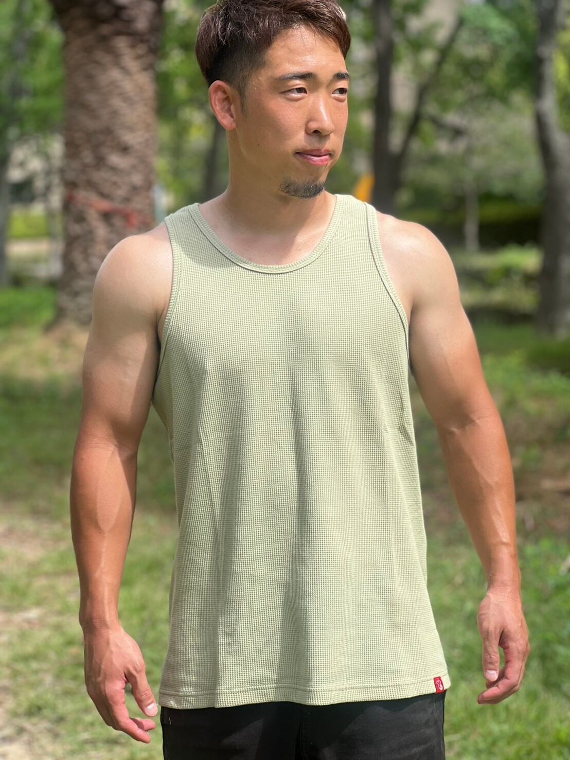 【レア】BOØWY タンクトップ KNOXタンクトップ」/ グリーン | Yeaboii Online shop