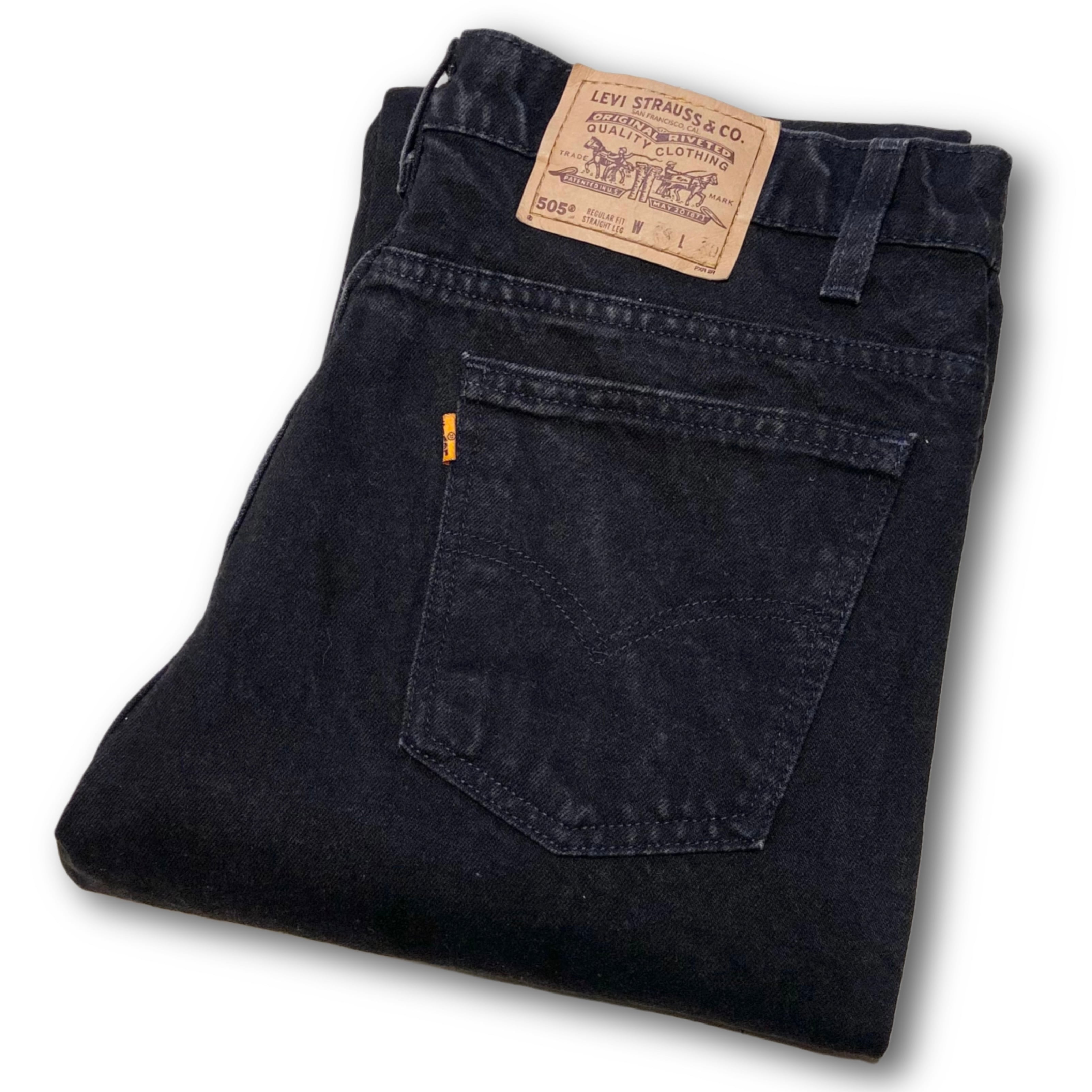 MADE IN USA '96 90s Levis リーバイス 505 ブラックデニム ジーンズ