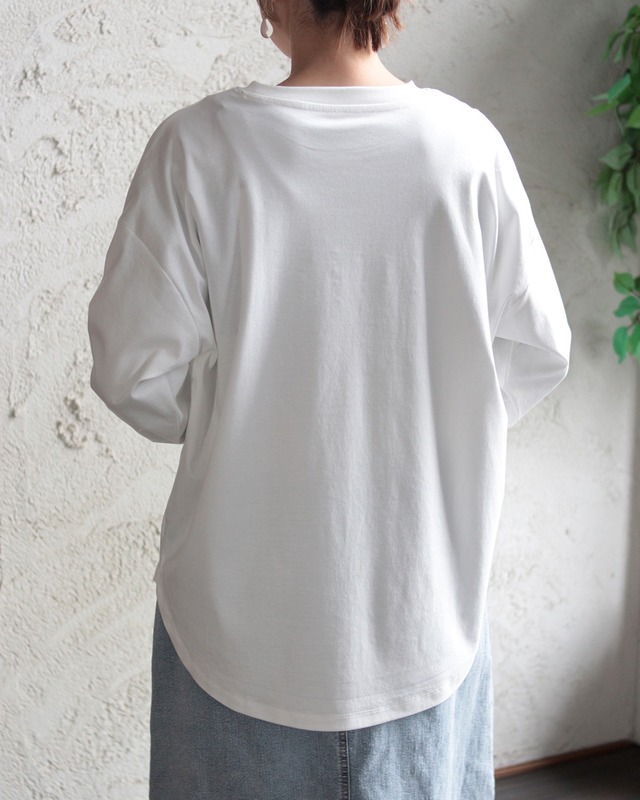 【hunch】モノトーンロゴロンTee　(260328)