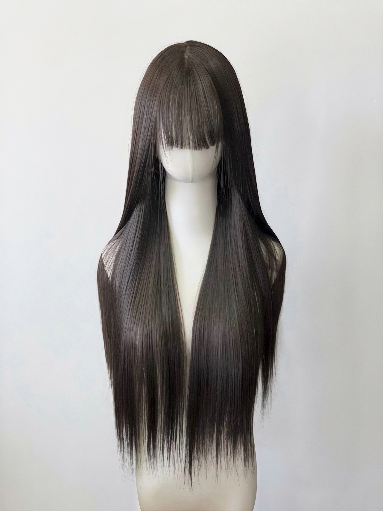 Premium - Midnight Doll / 前髪カット済み＋小型フロントレース【商品番号 2004】